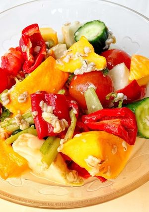 夏野菜の塩麹サラダ-レシピのメイン写真