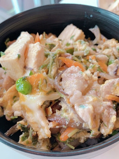 自家製冷凍野菜で、すき焼き風丼-レシピのメイン写真