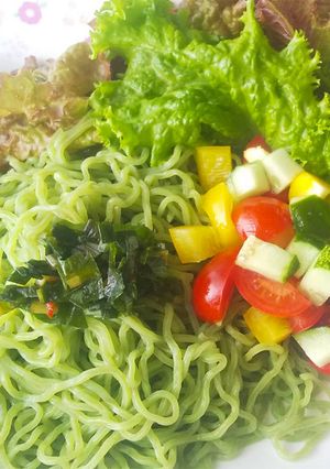 【スタミナバッチリ!】 中華麺サラダ-レシピのメイン写真