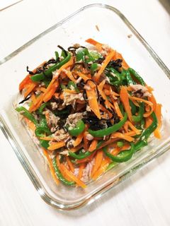 ✨ピーマンと人参の塩昆布和え✨-レシピのメイン写真