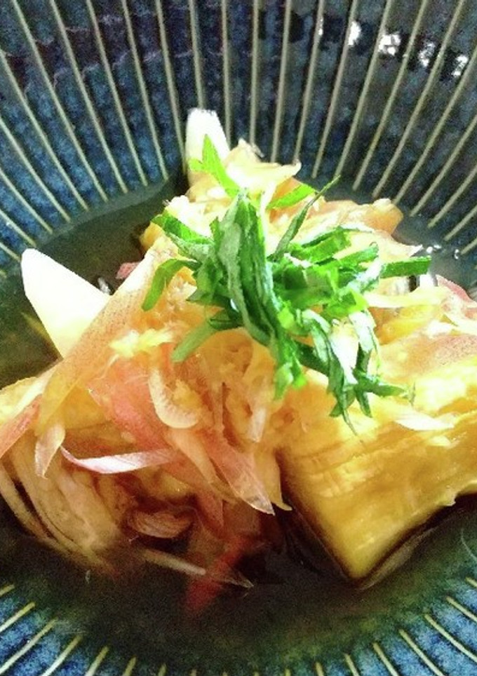 大人のなすの煮浸し 生姜と茗荷で辛口-レシピのメイン写真