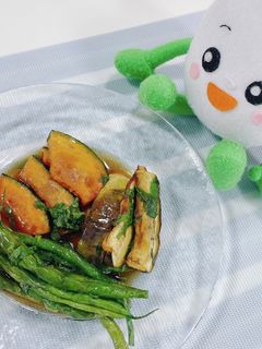 大葉たっぷり!夏野菜の揚げびたし-レシピのメイン写真