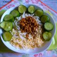 醤油うどん風冷やしうどん34納豆きゅうり