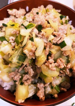 簡単おいしい！餃子丼-レシピのメイン写真
