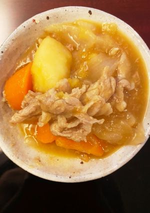ティファールの圧力鍋で創味つゆ肉じゃが-レシピのメイン写真