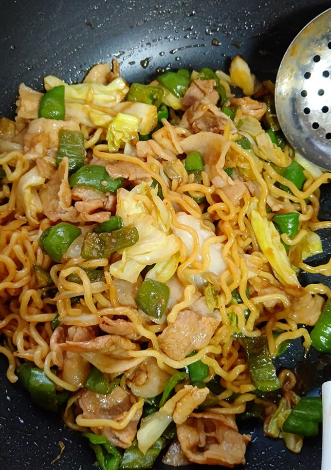 回鍋肉風焼きそば-レシピのメイン写真