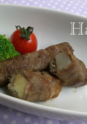 さつまいも・じゃがいもの牛肉巻き-レシピのメイン写真