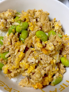 鶏そぼろ丼-レシピのメイン写真