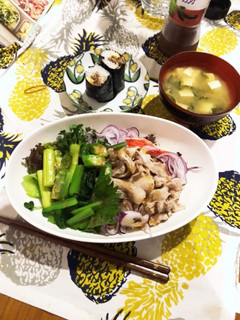 野菜たっぷり豚しゃぶサラダ-レシピのメイン写真