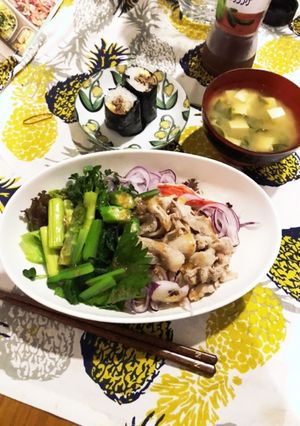 野菜たっぷり豚しゃぶサラダ-レシピのメイン写真