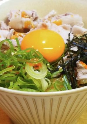 油そば風そうめん-レシピのメイン写真