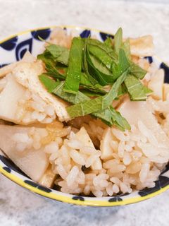 白だしで簡単筍の炊き込みご飯♡-レシピのメイン写真