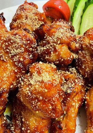 揚げないオーブンで手羽元ヤンニョムチキン-レシピのメイン写真