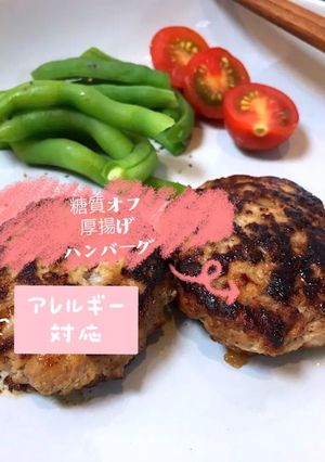 厚揚げハンバーグ★卵不使用簡単ダイエット-レシピのメイン写真