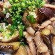 ゆかりのイブクロ 茄子と豚肉の味噌炒め