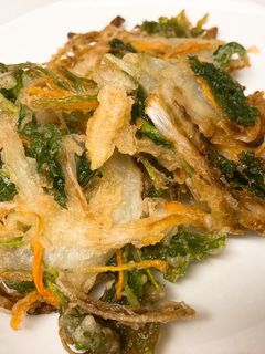 衣は小麦粉だけ!簡単かき揚げ-レシピのメイン写真