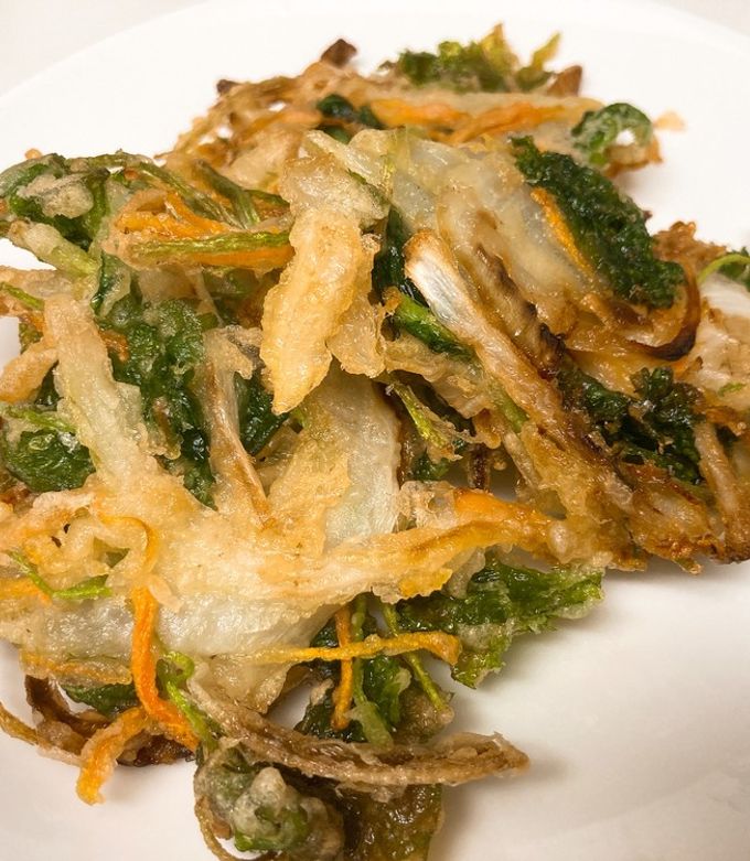 衣は小麦粉だけ！簡単かき揚げ-レシピのメイン写真