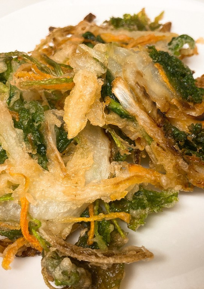 衣は小麦粉だけ！簡単かき揚げ-レシピのメイン写真