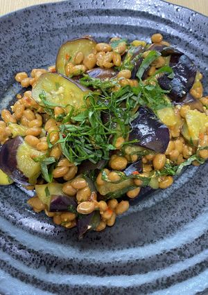 納豆と茄子の豆板醤炒め✨✨-レシピのメイン写真