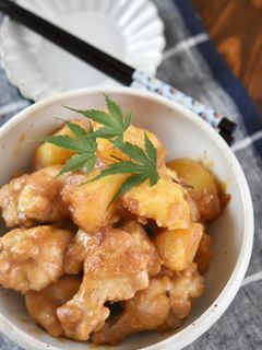 手羽元とじゃがいもの照り煮【作り置き】-レシピのメイン写真