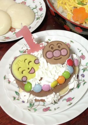 1歳お誕生日ケーキ☆-レシピのメイン写真