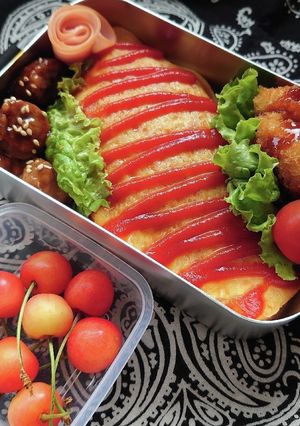 ❜21/7/10 オムライス弁当-レシピのメイン写真
