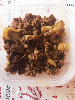 挽肉のカレー粉炒め-レシピのメイン写真