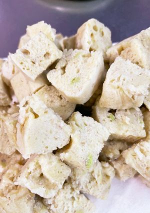 簡単　枝豆バナナ　蒸しパン　離乳食-レシピのメイン写真