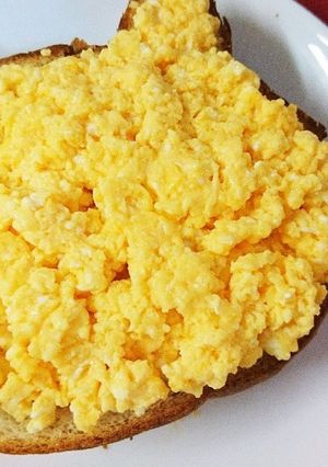 ねこねこ食パンで作る厚切りエッグトースト-レシピのメイン写真