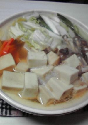 高野豆腐の甘みそ鍋-レシピのメイン写真