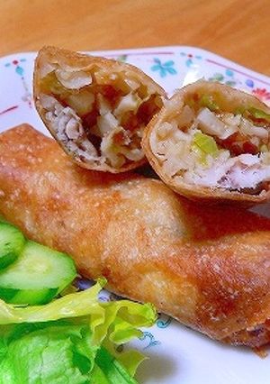 アジの春巻き-レシピのメイン写真