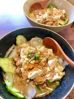 わが家の鯖缶冷や汁-レシピのメイン写真