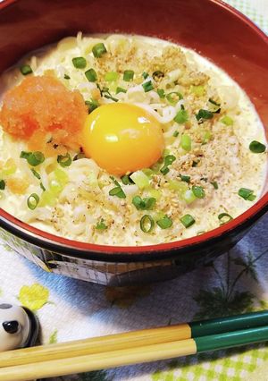 冷たい明太クリーム塩ラーメン-レシピのメイン写真