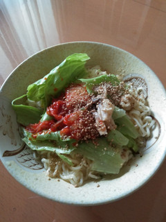 冷やしレタスキムチラーメン-レシピのメイン写真