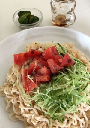 冷やしサラダ油そば-レシピのメイン写真