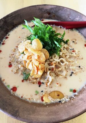 汁まで飲み干す冷やしサッポロ一番ごま味-レシピのメイン写真