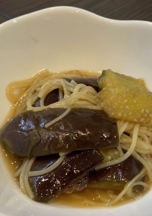 なすとそうめんの煮物-レシピのメイン写真