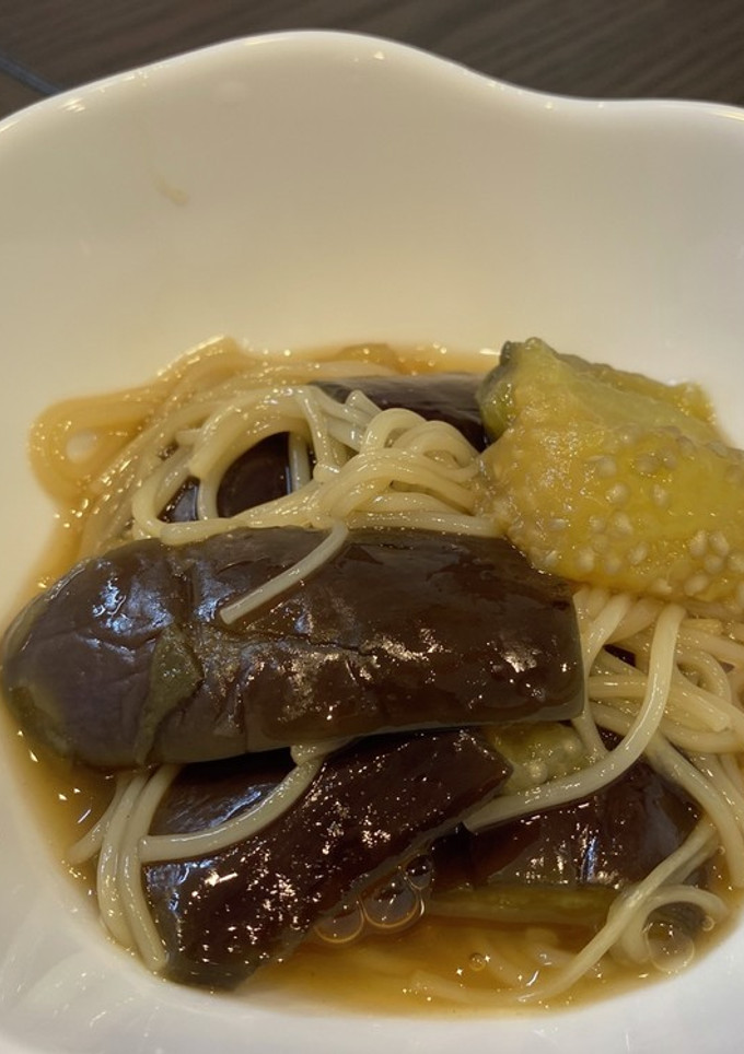 なすとそうめんの煮物-レシピのメイン写真
