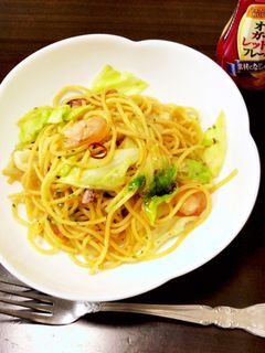 シーフードとキャベツのペペロンチーノ-レシピのメイン写真