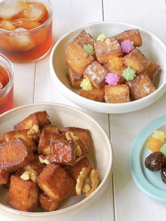 簡単♪食パンでカリカリラスク/飴で味変♪-レシピのメイン写真