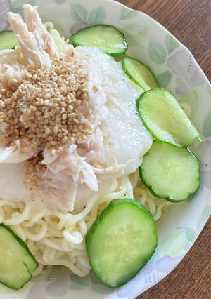 サッポロ一番で夏ラーメン-レシピのメイン写真