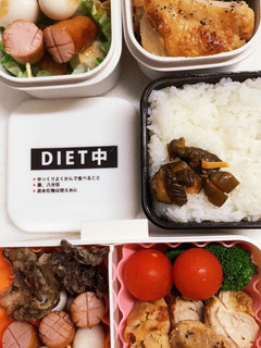 娘のお弁当+ダンナの分も148★-レシピのメイン写真