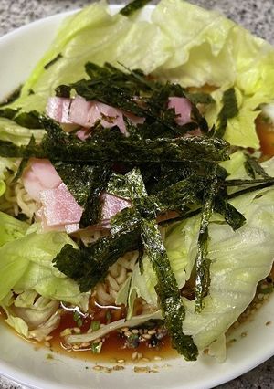 冷やし中華風サッポロ一番ごま味-レシピのメイン写真