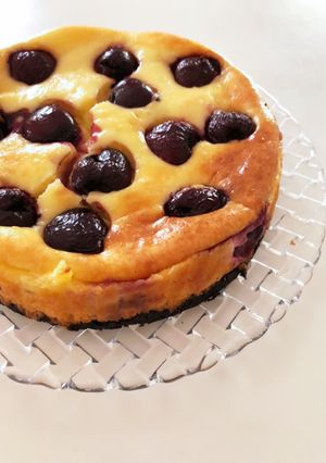 チェリーチーズケーキ-レシピのメイン写真