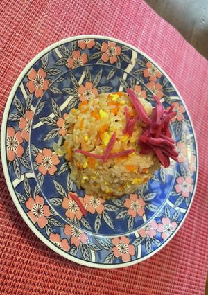 あるもので！簡単チャーハンランチ-レシピのメイン写真