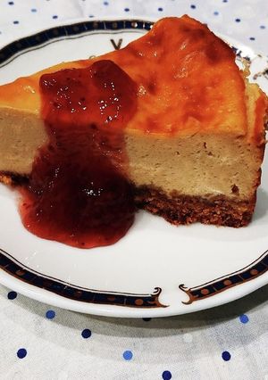ベイクドチーズケーキ#ギリシャヨーグルト-レシピのメイン写真