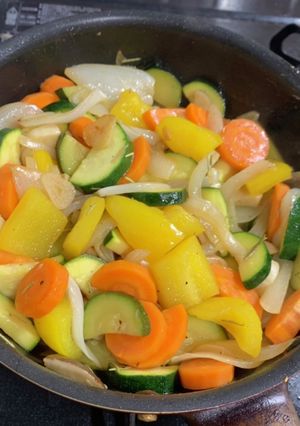 彩野菜の白ワイン煮-レシピのメイン写真