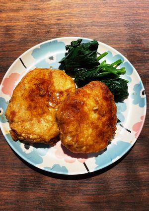 ★ササミ挽き肉と豆腐で煮込みハンバーグ★-レシピのメイン写真
