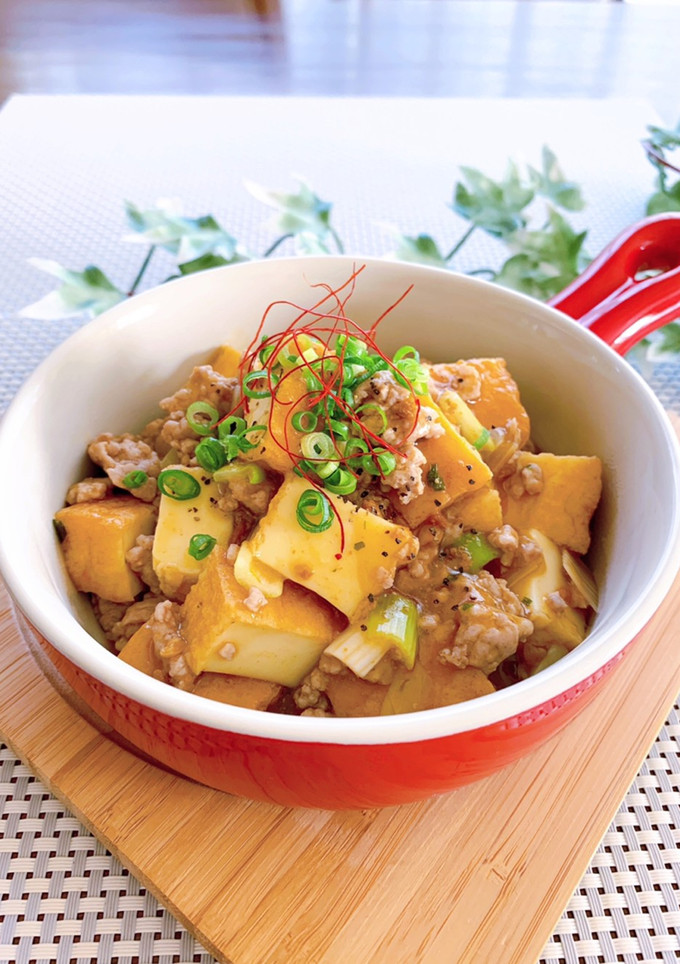 市販の素で簡単・節約！麻婆厚揚げ-レシピのメイン写真
