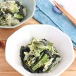 キャベツとわかめのごまポン柚子胡椒和え